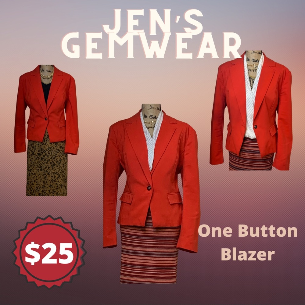 One Button Blazer
